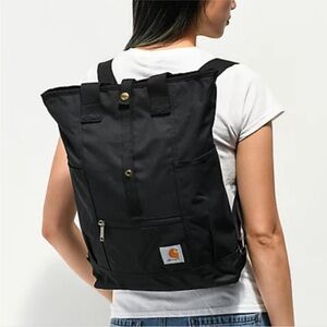 Carhartt Black Convertible Tote Bag Backpack